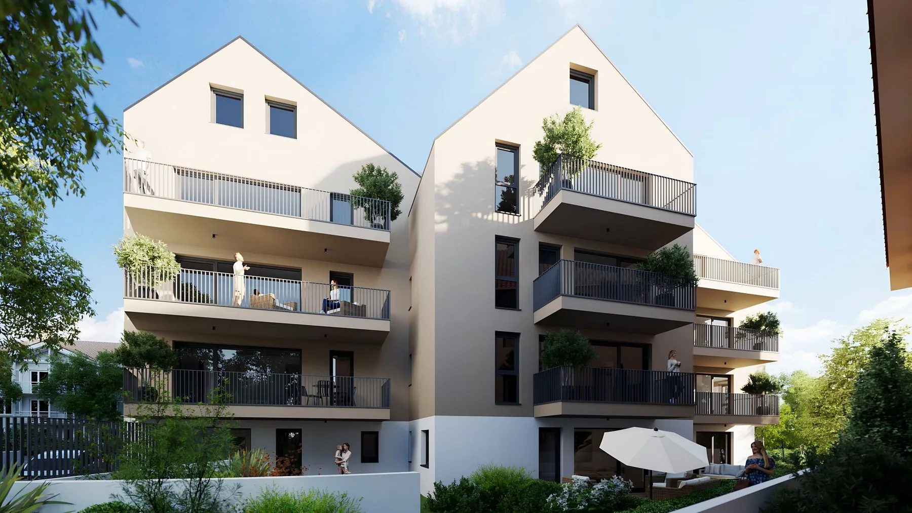 Stuttgart-Möhringen – Aussen 02 Rueckansicht