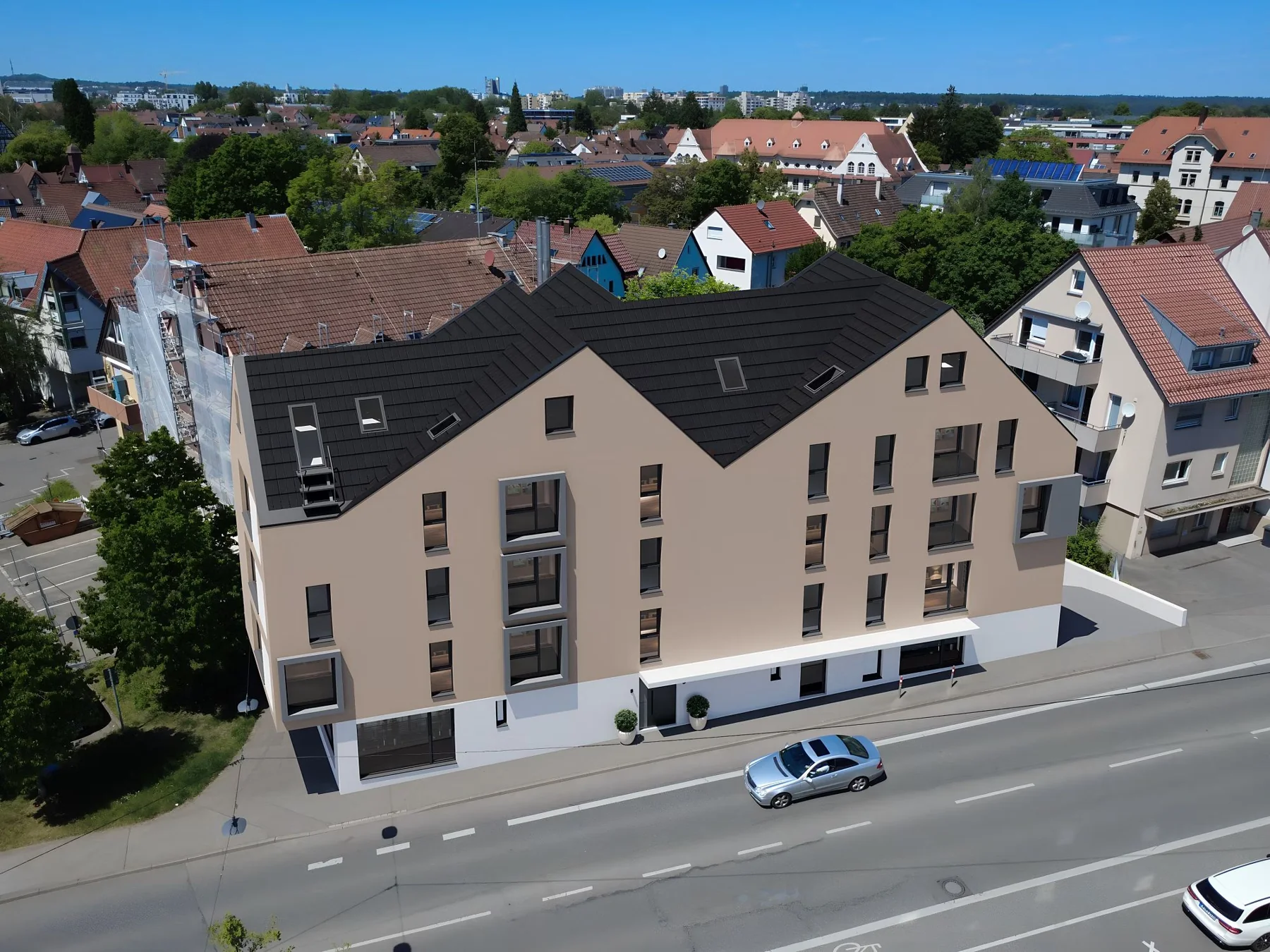 Stuttgart-Möhringen – Aussen 03 Luftaufnahme