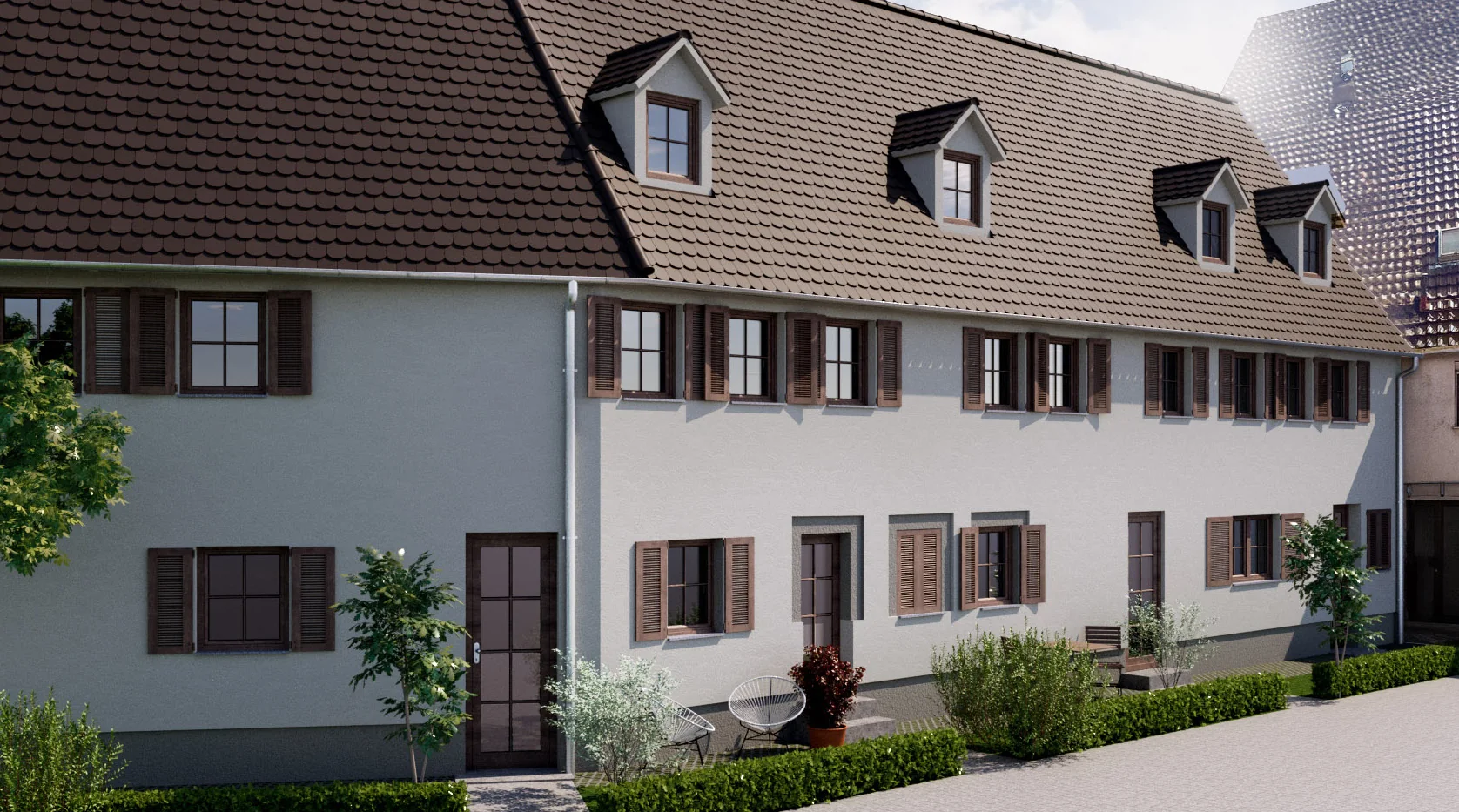 Stuttgart-Zuffenhausen – visualisierte Hausansicht